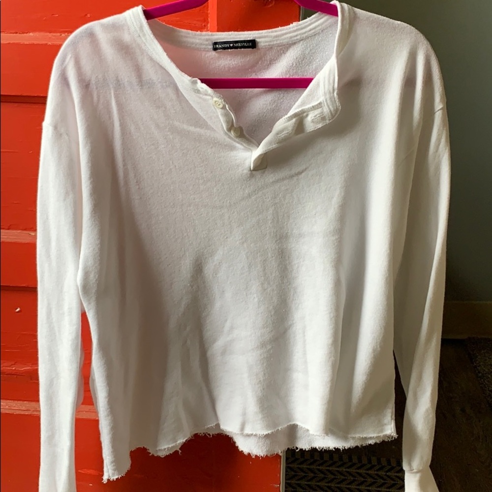 WORN ONCE Long Sleeve Brandy Melville Top
